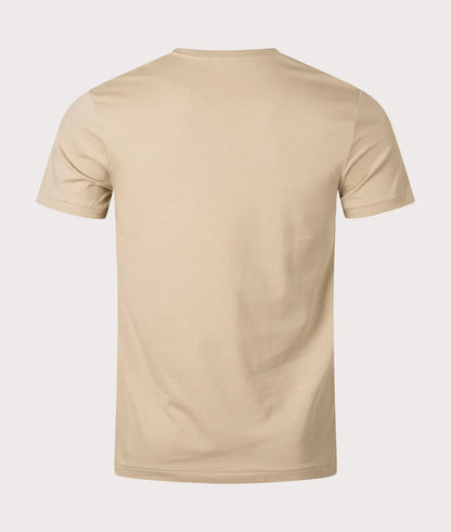 Polo Ralph Lauren Men'S T-Shirt Custom Slim Fit Crew Neck Beige