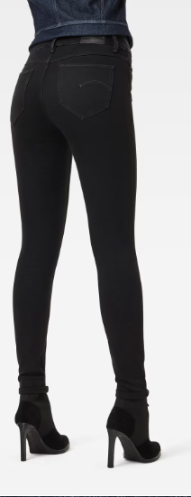 G-Star Raw Yield Black Ultimate Stretch Denim Women - G-Star Shape High Super Skinny