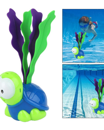 BUBZ diving turtle in the pool  BLUE COLOR