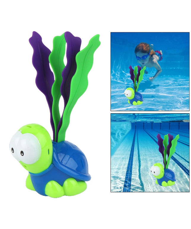 BUBZ diving turtle in the pool  BLUE COLOR