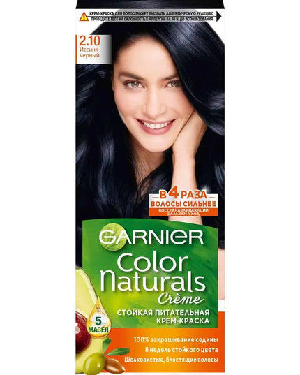 Garnier Color Naturals Hair Dye 2.10 Black Opal 110 ml (3600540676801)