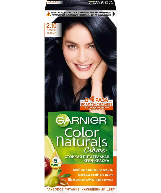 Garnier Color Naturals Hair Dye 2.10 Black Opal 110 ml (3600540676801)