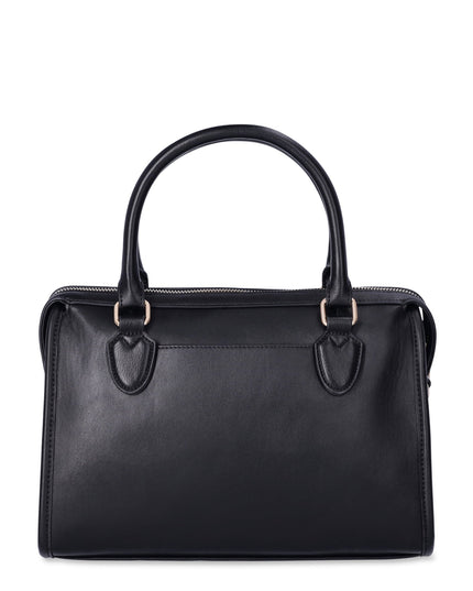 Time and Tru Women S Wyatt Satchel Handbag Black