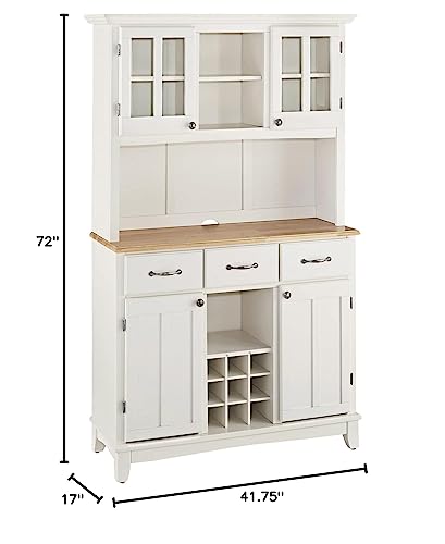 Homestyles sideboards-buffets-credenzas, Server with Hutch, Off White
