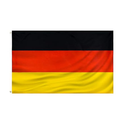Germany World Cup Flag GER1101 – Premium Polyester National Flag with Brass Grommets | Vibrant Black-Red-Gold Banner for Sports, Parties & Outdoor Display