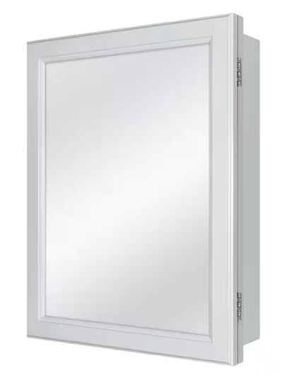 Glacier Bay Rectangular Wood Composite Medicine Cabinet with Mirror 15.1 in. W x 19.2 in. H