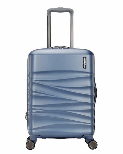 American Tourister Tranquil 3-piece Hardside Set (Blue). Size: 51 cm, 61 cm, 71 cm. - A