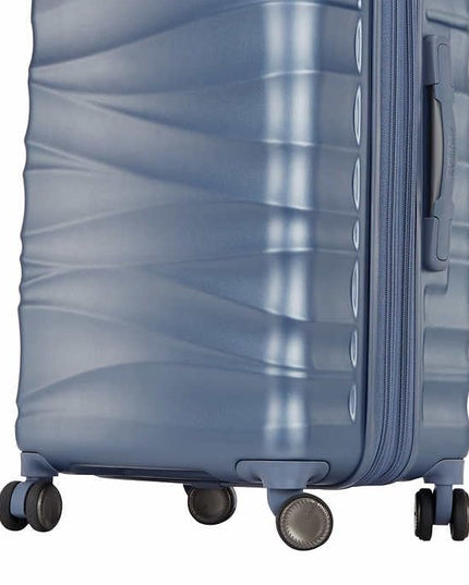 American Tourister Tranquil 3-piece Hardside Set (Blue). Size: 51 cm, 61 cm, 71 cm - D