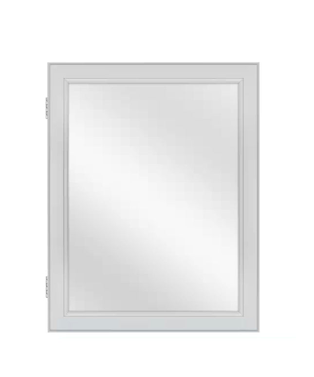 Glacier Bay Rectangular Wood Composite Medicine Cabinet with Mirror 15.1 in. W x 19.2 in. H