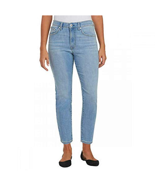 SIZE 25 - Ella Moss Women's High Rise Slim Straight Ankle Jeans 12 Light Blue