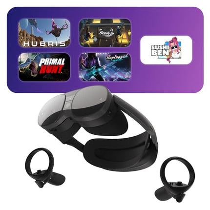 HTC Vive XR Elite Virtual Reality Headset + Controllers - D