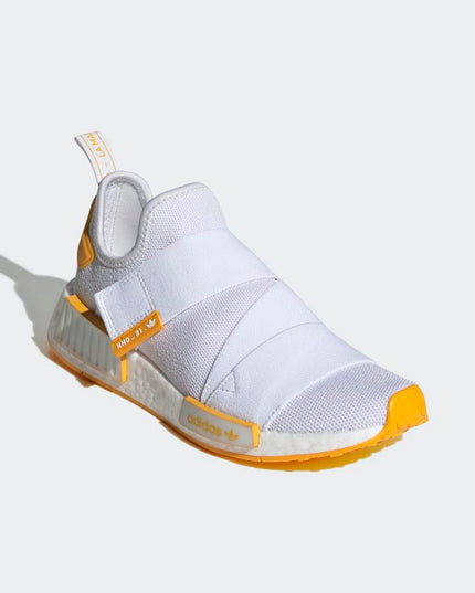 SIZE:36 -  Adidas Originals Women's NMD_R1 White Collegiate Gold - D