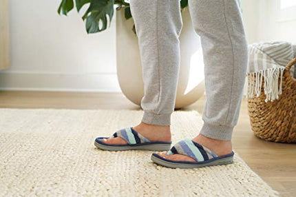 SIZE: 40/41 - Dearfoams Women's Melanie Terry Thong Slipper