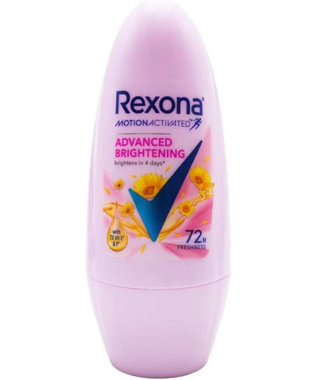 Rexona Advanced Brightening 72hr freshness, 45ml