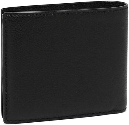 Coach Men's ID Billfold Wallet In Signature Canvas, Charcoal/Black