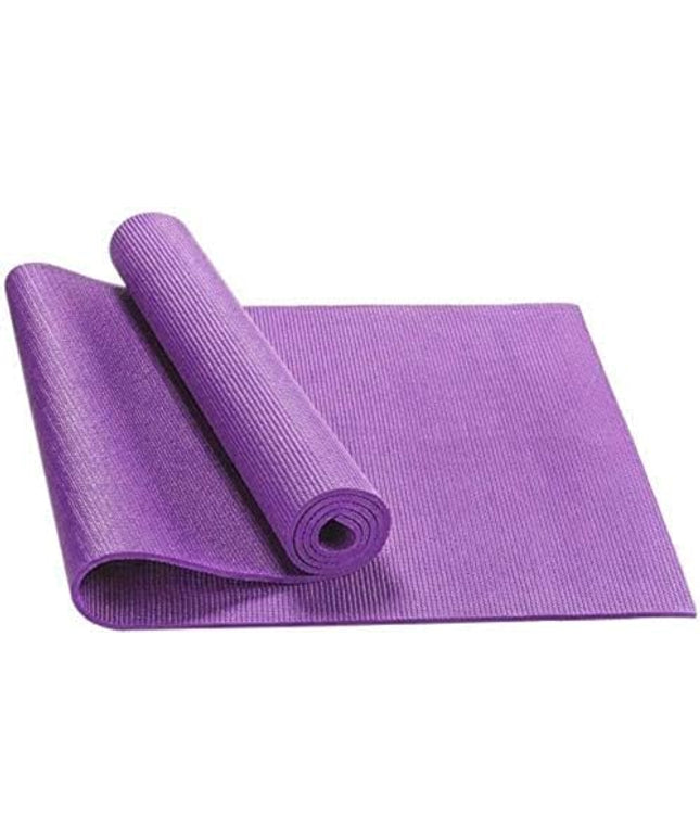 Purple Color Pvc Yoga Mat For Fitness And Meditation