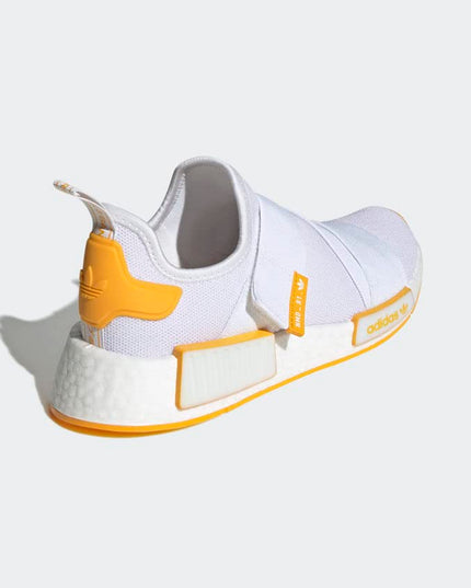 SIZE:36 -  Adidas Originals Women's NMD_R1 White Collegiate Gold - D