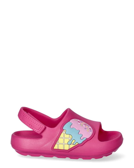 SIZE: 5-6 - Wonder Nation Toddler Girls Eva Slide Sandals
