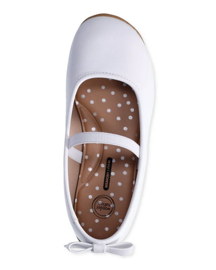 Wonder Nation Baby Girl Ballet Flat Dress Shoes