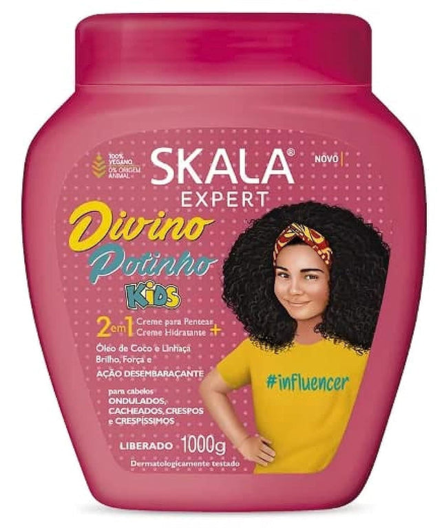 SKALA - Expert - Creme de Tratamento 2 em 1 Crespinho Divino 1 Kg - (Divine Little Curls 2 in 1 Treatment Cream Net 33.81 Oz)