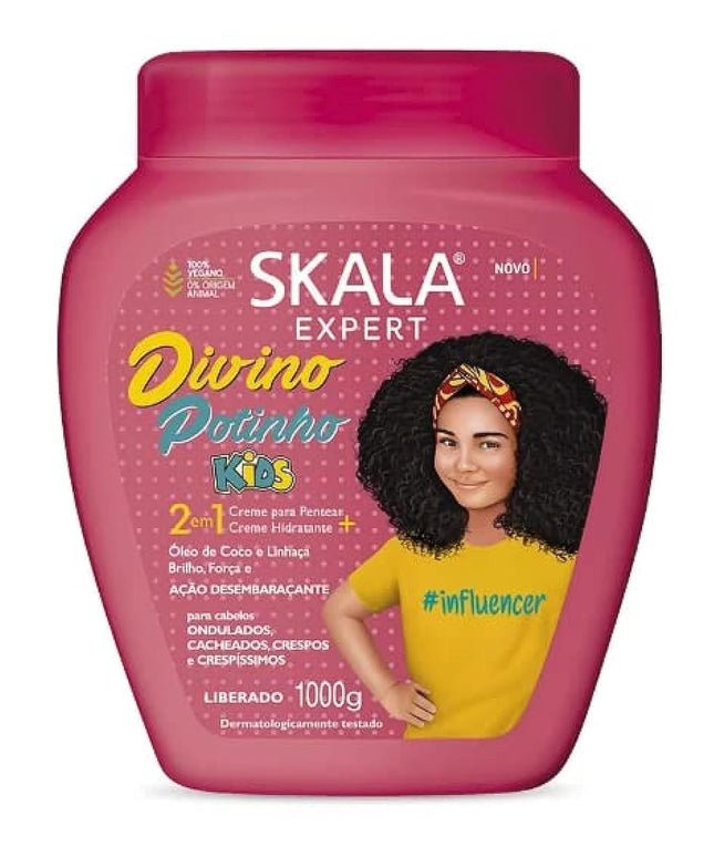 SKALA - Expert - Creme de Tratamento 2 em 1 Crespinho Divino 1 Kg - (Divine Little Curls 2 in 1 Treatment Cream Net 33.81 Oz)