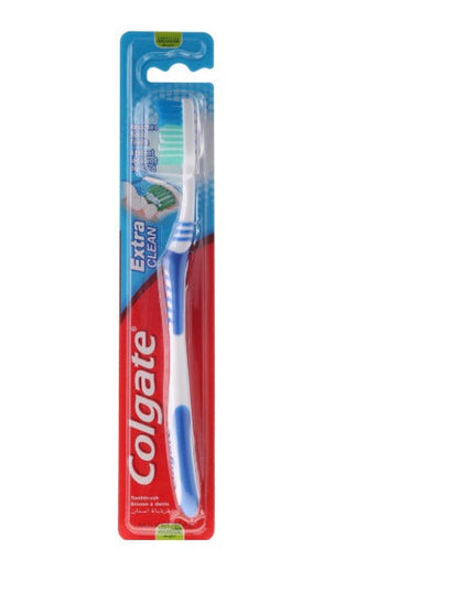 Colgate Extra Clean Medium Toothbrush - Blue