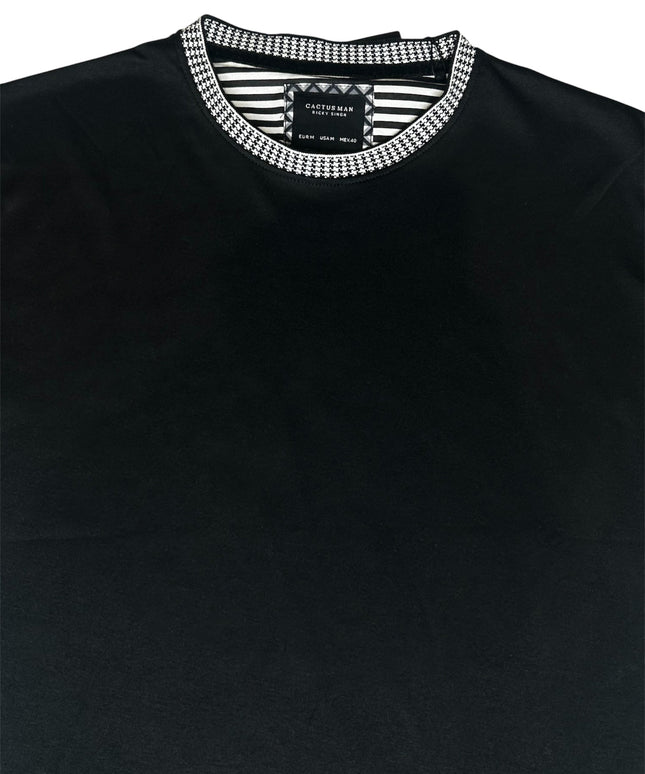 Cactus Man Ricky Singh Men’s Round Neck Half-Sleeve T-Shirt