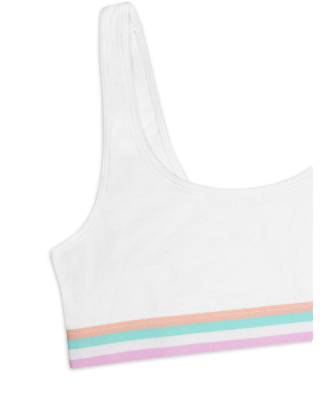 SIZE: 40 - Fruit of the Loom Girls Cotton Sports Bra 3-Pack