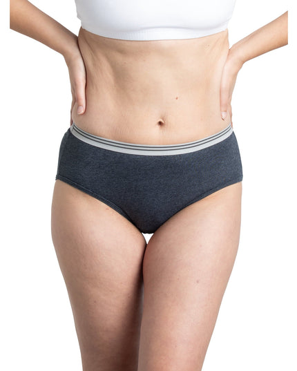 SIZE - 9/2X - Fruit of the Loom Women's Cotton Low-Rise Brief Underwear, 6-Pack