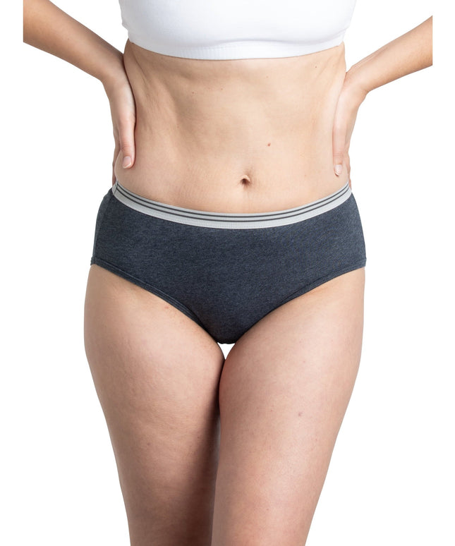 SIZE - 9/2X - Fruit of the Loom Women's Cotton Low-Rise Brief Underwear, 6-Pack