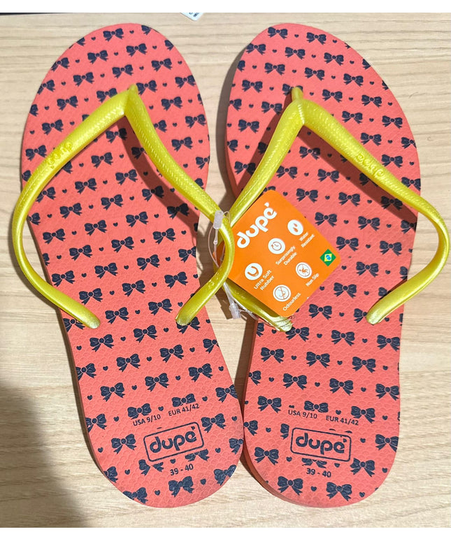 Dupe Flip Flop Design Slipper for Women