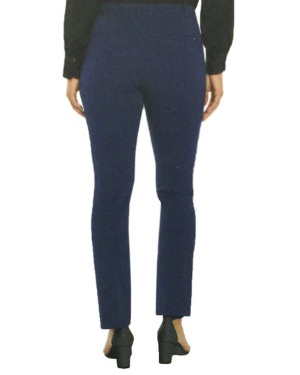 Size: 12 Banana Republic Ladies Slim Straight Pants, Navy 12