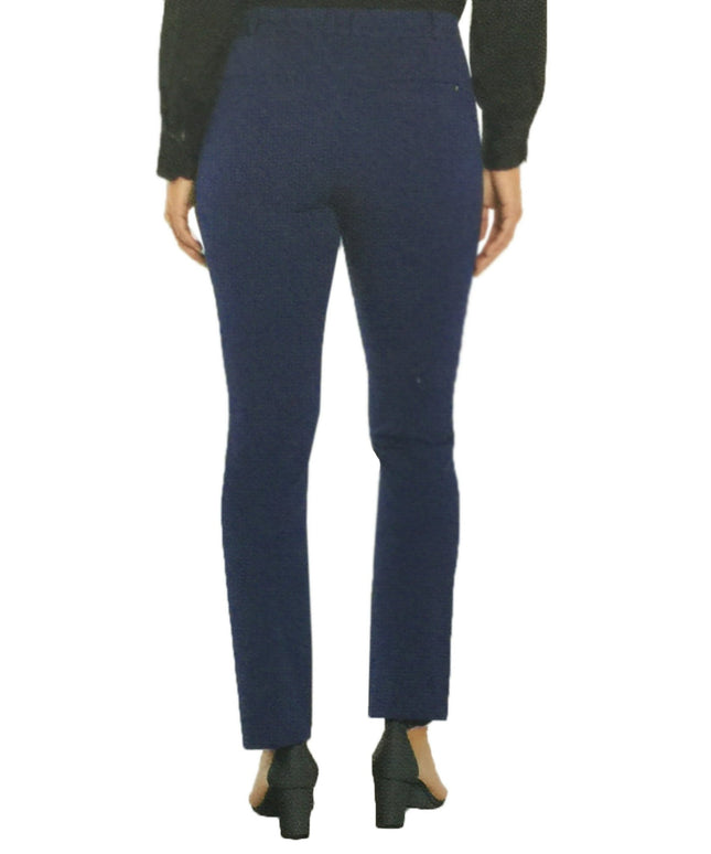 Size: 12 Banana Republic Ladies Slim Straight Pants, Navy 12