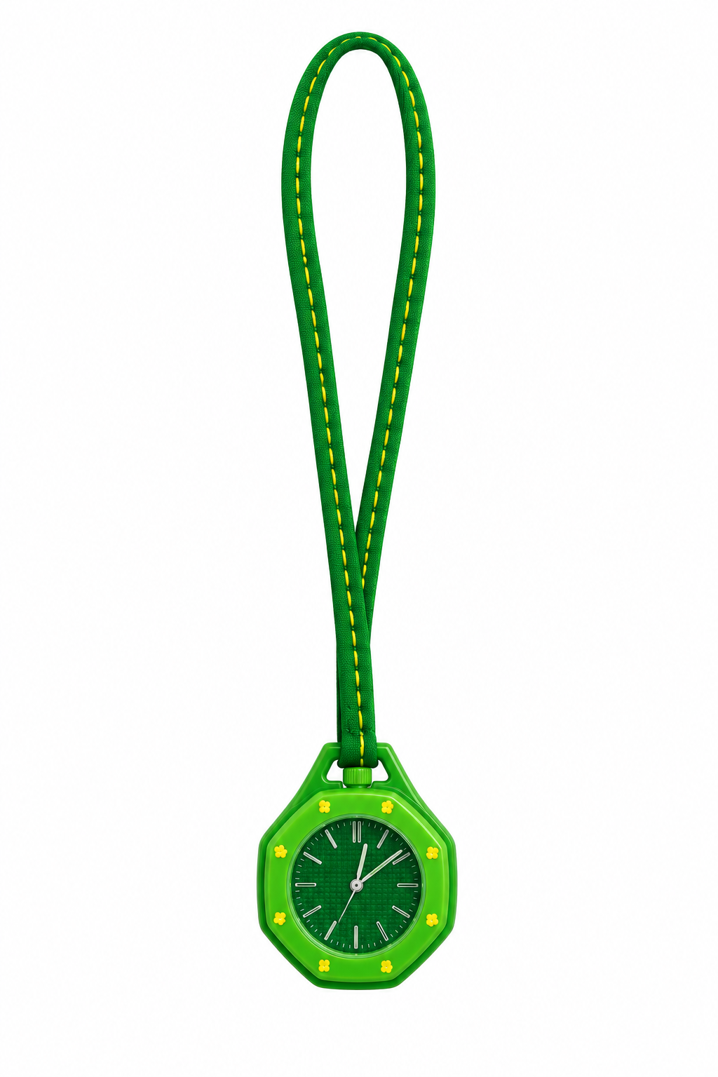 urban pop hangng pocket watch green