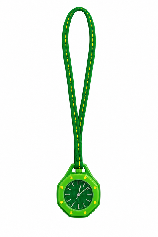 urban pop hangng pocket watch green