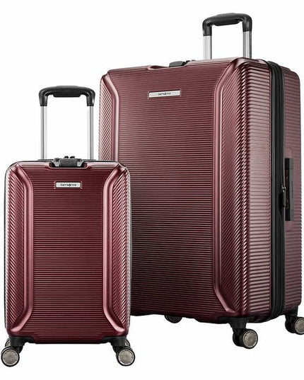 Samsonite Element XLT 2 pieces Hardside Set, Dark red (20 inch - 27 inch)