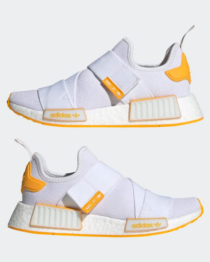 SIZE:36 -  Adidas Originals Women's NMD_R1 White Collegiate Gold - D
