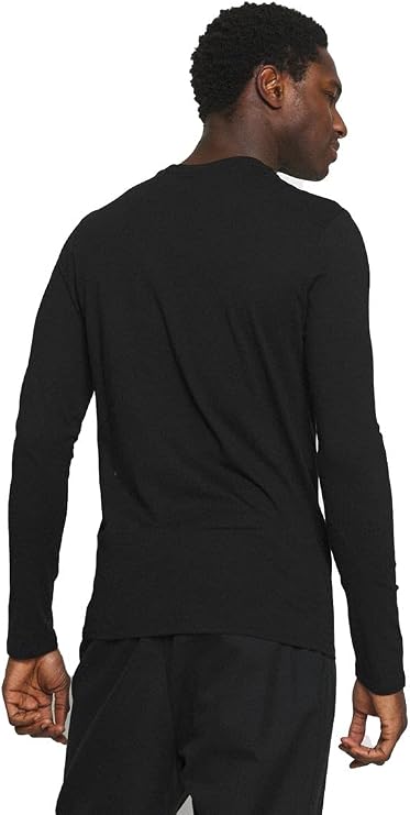 Guess Men'S Triangle Logo Longsleeve T-Shirt