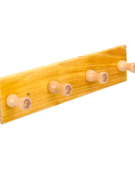 CECOKESO Constellation Style Coat Hook, Wooden Coat Rack Wall Mount, Clothes Racks for Decoration,Entryway Coat Hooks Wall Mounted,Towel Rack with 4 Hooks to Hang Hat, Purse (Sagittarius)