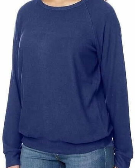 SIZE: L - Buffalo Women Crewneck Cozy Pullover Top Sweatshirt