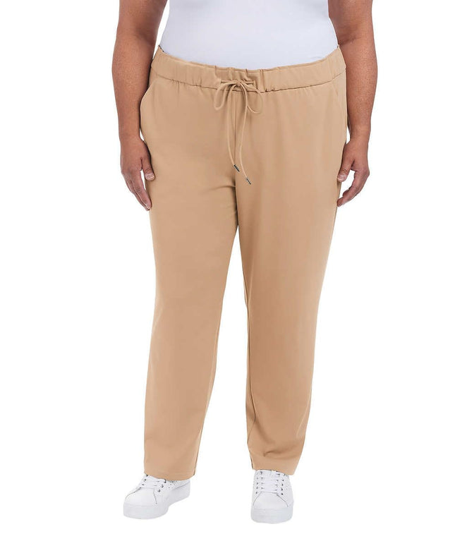 SIZE XL - Hilary Radley Ladies' Pull-On Pant with Pockets, Color: Portobello