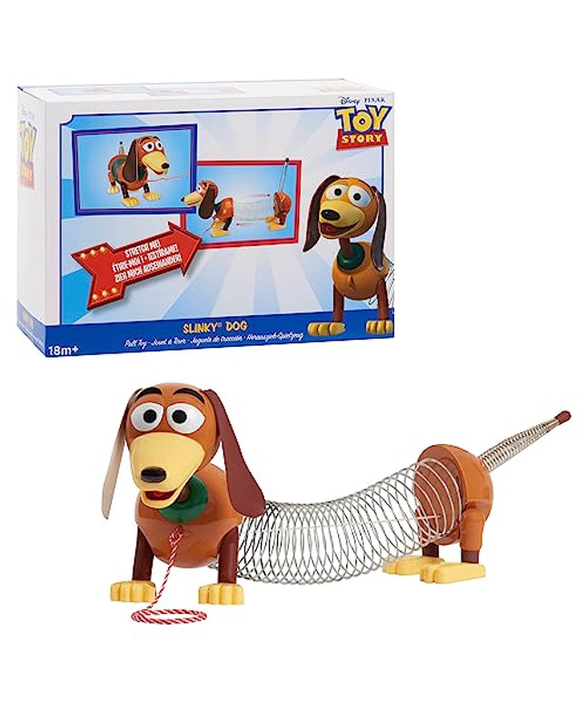Disney•Pixar's Toy Story Slinky Dog Pull Toy, Walking Spring Toy for Boys and Girls, Kids Toys for Ages 18 Month by Just Play