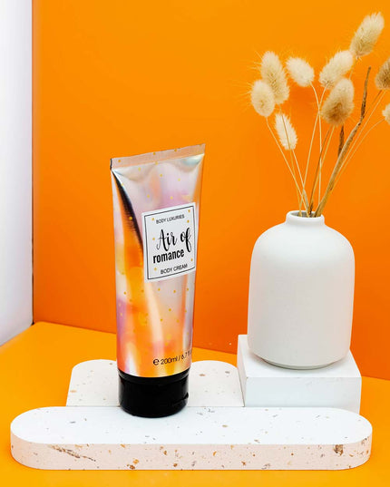 Body Luxuries  Air of romance Set 200ml Body Cream + 250ml Fragrance Mist + 350ml Showel Gel