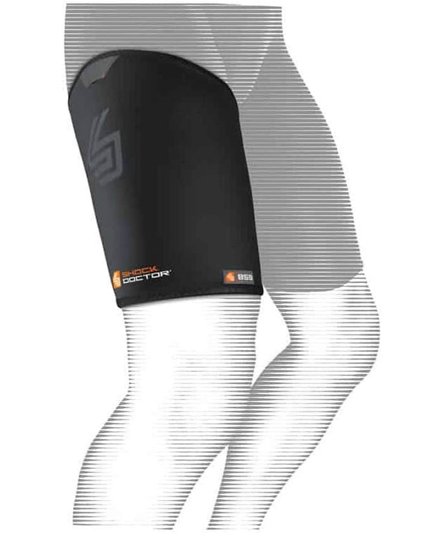 Shock Doctor Thigh-Groin Sleeve, Black, S