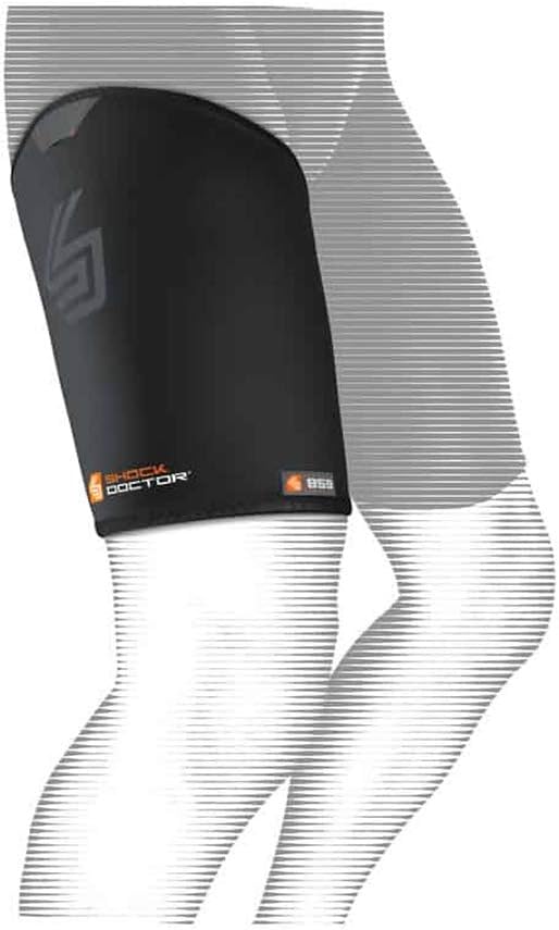 Shock Doctor Thigh-Groin Sleeve, Black, S
