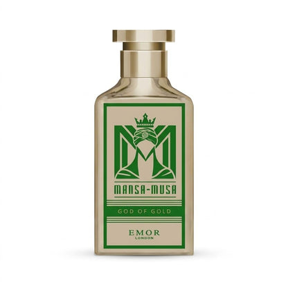 Mansa Musa God Of Gold Eau De Parfum 100Ml Long Lasting Oud Amber Unisex Perfume