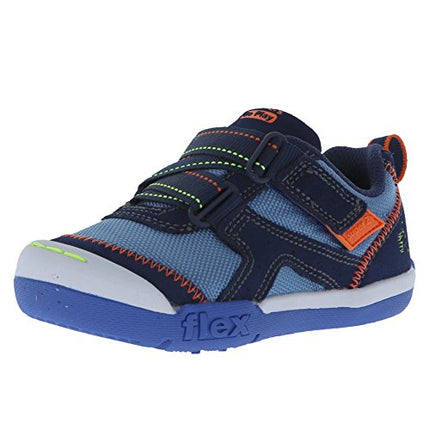 Skechers kids flex play easy pick go play blue and orange