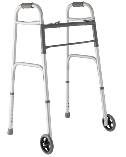 Medline Lightweight Folding Walker with ,Supports up to 136 kg
