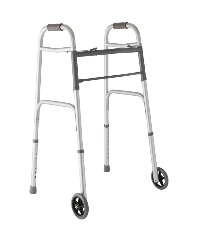 Medline Lightweight Folding Walker with ,Supports up to 136 kg