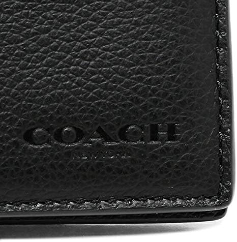Coach Men's ID Billfold Wallet, Black